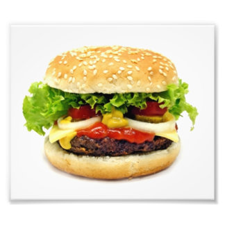 Cheeseburger Fotodruck