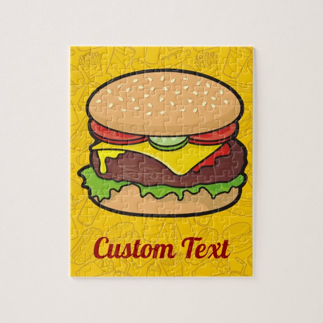 Cheeseburger Jigsaw Puzzle (Vertikal)