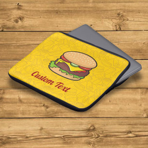 Cheeseburger-Laptoptasche Laptopschutzhülle