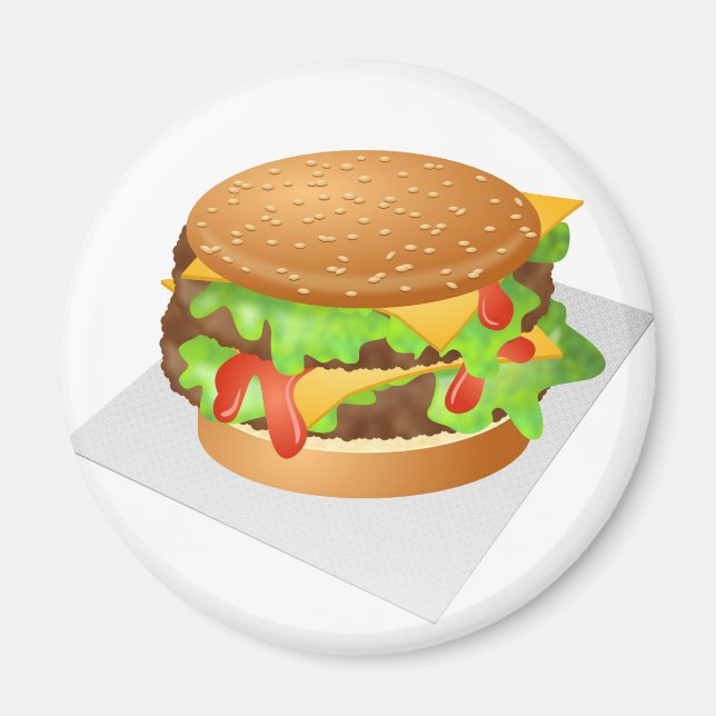 Cheeseburger Magnet (Vorne)