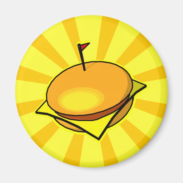 CHEESEBURGER Magnet (Vorne)
