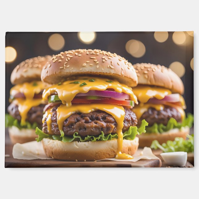 Cheeseburger Magnet (Vorderseite)