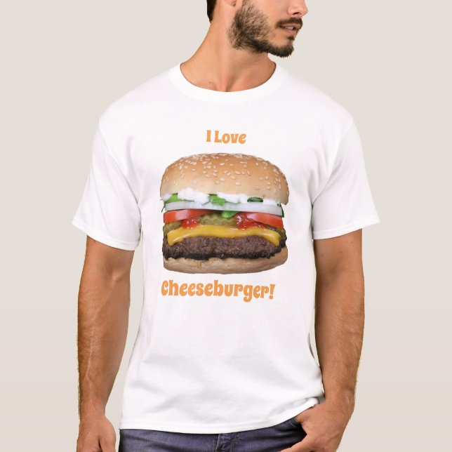 Cheeseburger Men's Basic T - Shirt (Vorderseite)