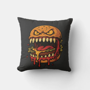 Cheeseburger-Monster Kissen