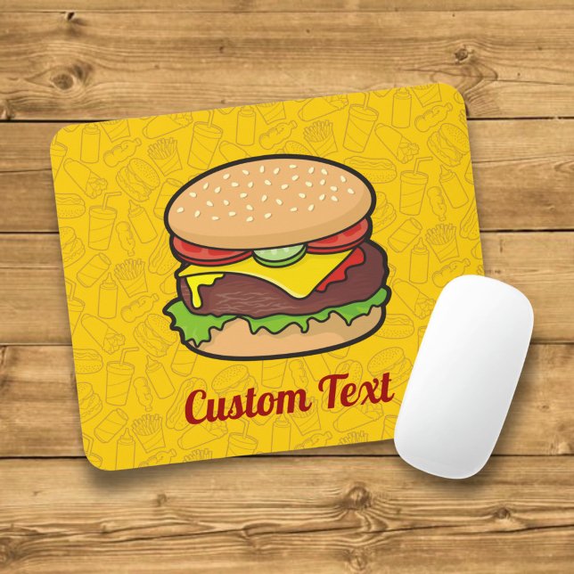 Cheeseburger Mouse Pad Mousepad (Von Creator hochgeladen)