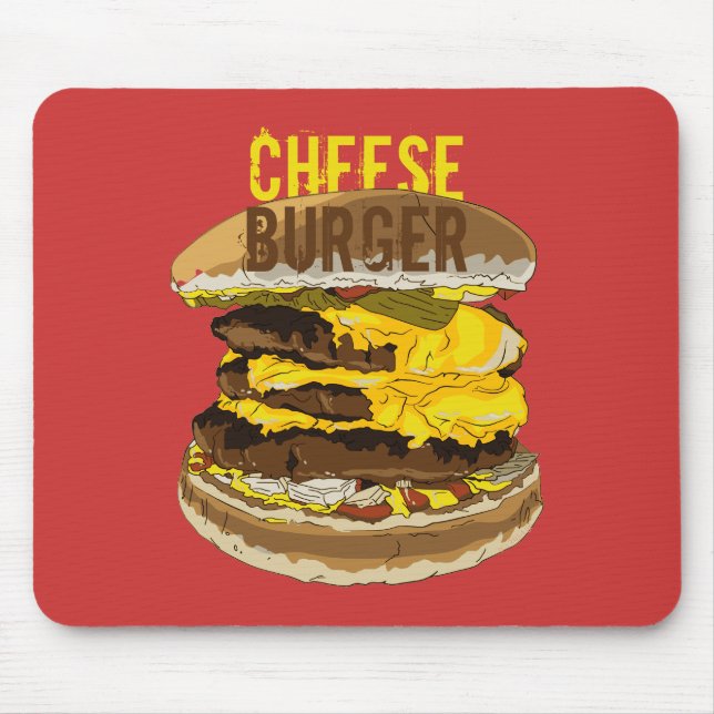 Cheeseburger Mousepad (Vorne)