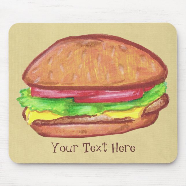 Cheeseburger Mousepad (Vorne)