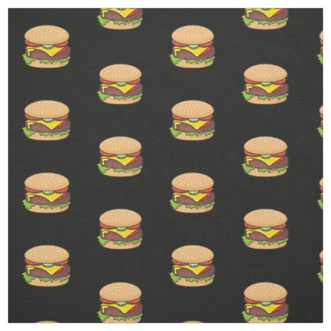 Cheeseburger Muster Stoff (Muster)