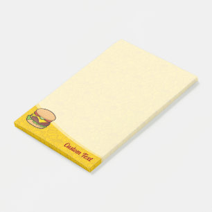 Cheeseburger Post-it Klebezettel
