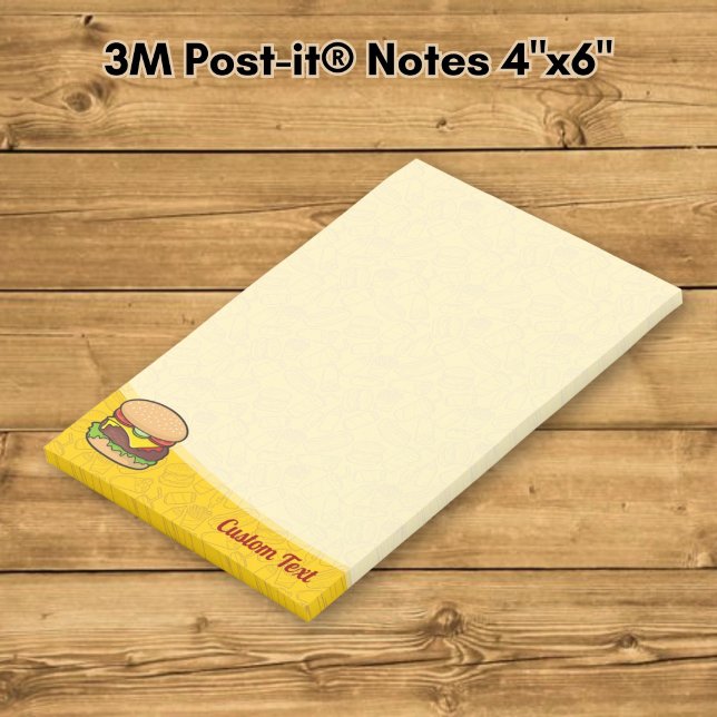 Cheeseburger Post-it Klebezettel (Von Creator hochgeladen)