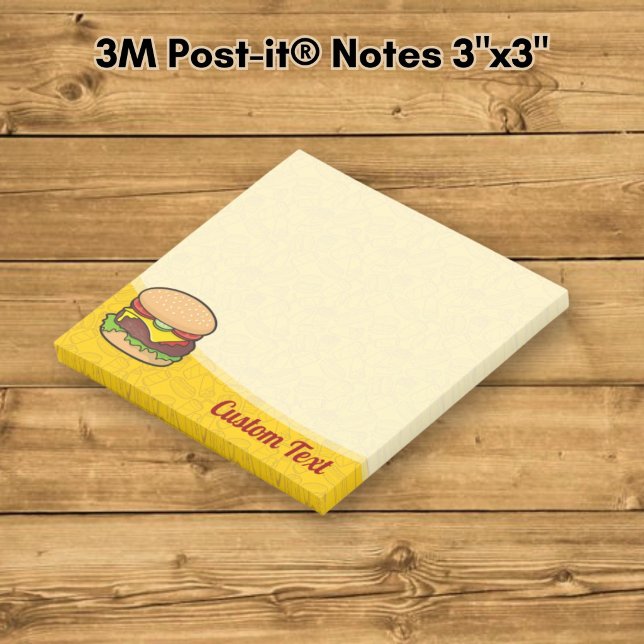 Cheeseburger Post-it Klebezettel (Von Creator hochgeladen)