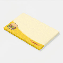 Cheeseburger Post-it Klebezettel
