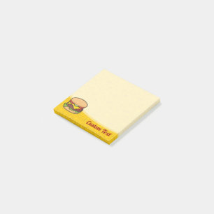 Cheeseburger Post-it Klebezettel