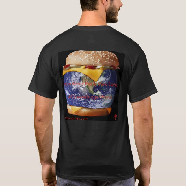 Cheeseburger Welten T-Shirt (Rückseite)