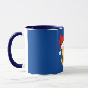 Cheeseburgers Hamburger Weihnachtsmannmütze Matchi Tasse