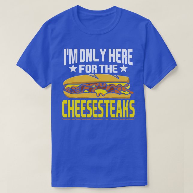 Cheesesteak Cheesesteak Rolls Philly Cheesesteak T-Shirt (Design vorne)