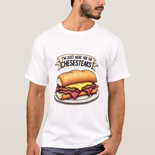 Cheesesteak Lover - Ideal für Feinschmecker Fans T-Shirt (Vorderseite)