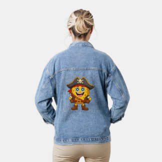 CheeseSunny Pirat – Süßes Kawaii T-Shirt Jeansjacke