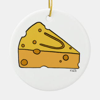 Cheesin' Cutie Käse Keramik Ornament