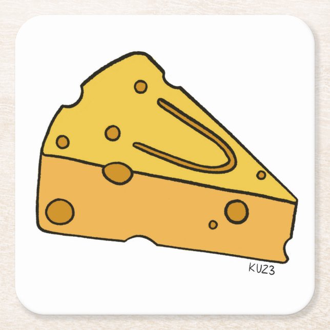Cheesin' Cutie Käse Rechteckiger Pappuntersetzer (Vorderseite)