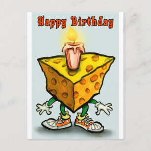 Cheesy Birthday Postkarte