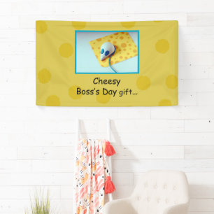 Cheesy Boss's Day, Feiertag, Humor Banner