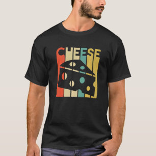 Cheesy Cheddar Käse Cool Retro Vintag T-Shirt