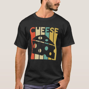 Cheesy Cheddar Käse Cool Retro Vintag T-Shirt