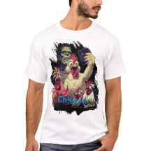 Cheesy Chickens Meet Frankenstein Tee