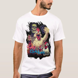 Cheesy Chickens Meet Frankenstein Tee