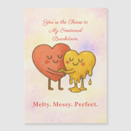 Cheesy Liebe & Laughs - Funny Magnetic Card Magnetkarte