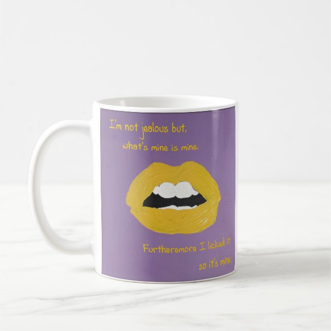 Cheesy Lines for Valentine's Kaffeetasse (Links)