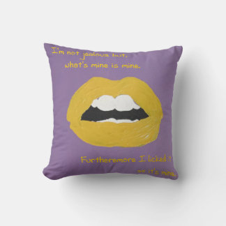 Cheesy Lines for Valentine's pillow Kissen