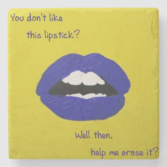 Cheesy Lines for Valentine's Stone Coaster Steinuntersetzer (Vorderseite)