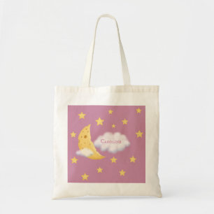 Cheesy Moon & Stars Personalisiert Fluffy Cloud Ro Tragetasche