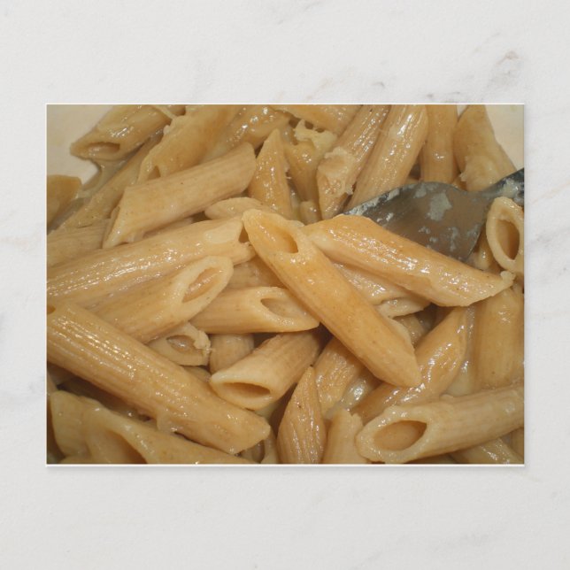 Cheesy Pasta Postkarte (Vorderseite)