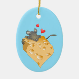 Cheesy Valentine Keramik Keramik Ornament