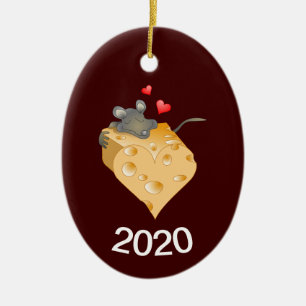 Cheesy Valentine Keramik Ornament