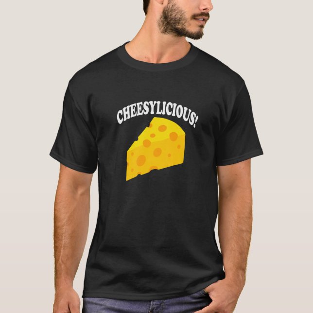 Cheesylicious Eating Cheesemaker Bio für T-Shirt (Vorderseite)