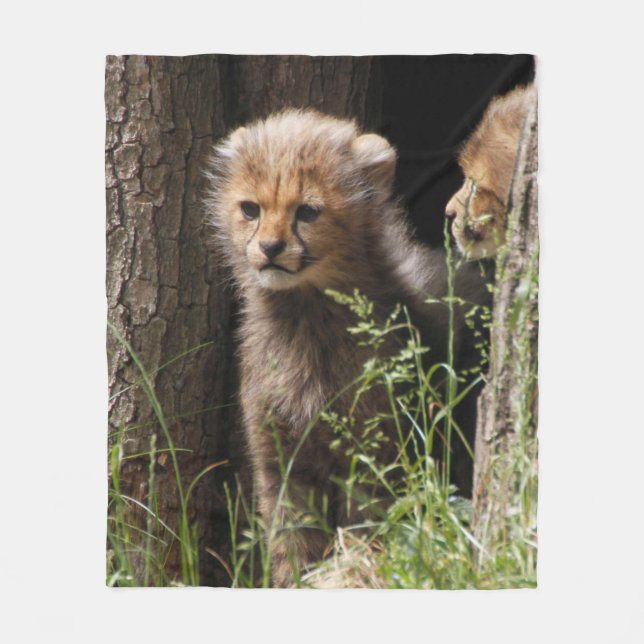 Cheetah 005 fleecedecke (Vorderseite)