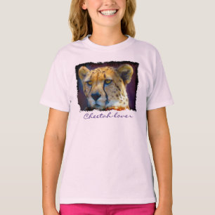 Cheetah African Big Cat Wildlife Lover Art T - Shi T-Shirt