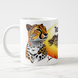 Cheetah African Feline Wild Animal Jumbo-Tasse