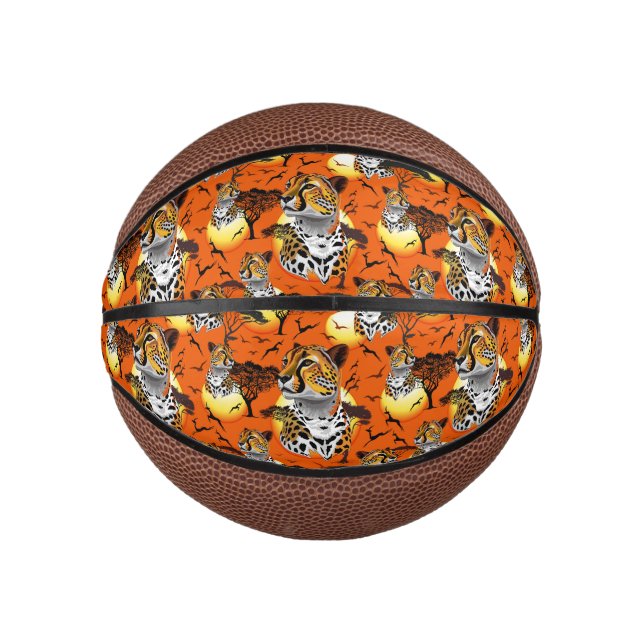 Cheetah African Feline Wild Animal Mini Basketball (Vorderseite)