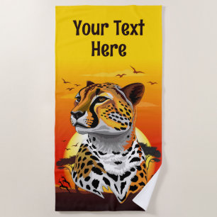 Cheetah African Feline Wild Animal Strandtuch