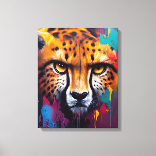 Cheetah Animal Discovery Adventure Nature Planet Leinwanddruck