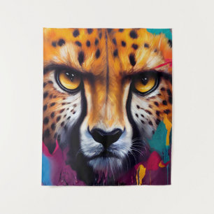 Cheetah Animal Discovery Adventure Nature Planet Wandteppich