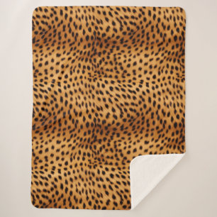 Cheetah Animal Fur Sherpadecke