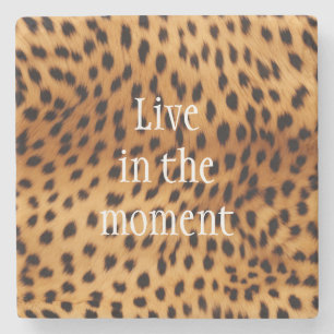 Cheetah Animal Fur Steinuntersetzer