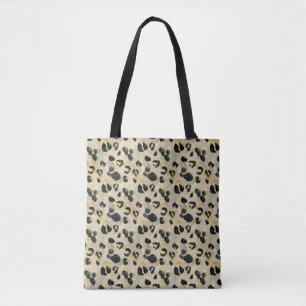 Cheetah Animal Print Black, Gold