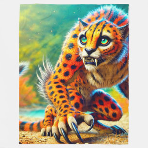 Cheetah Art Fleecedecke